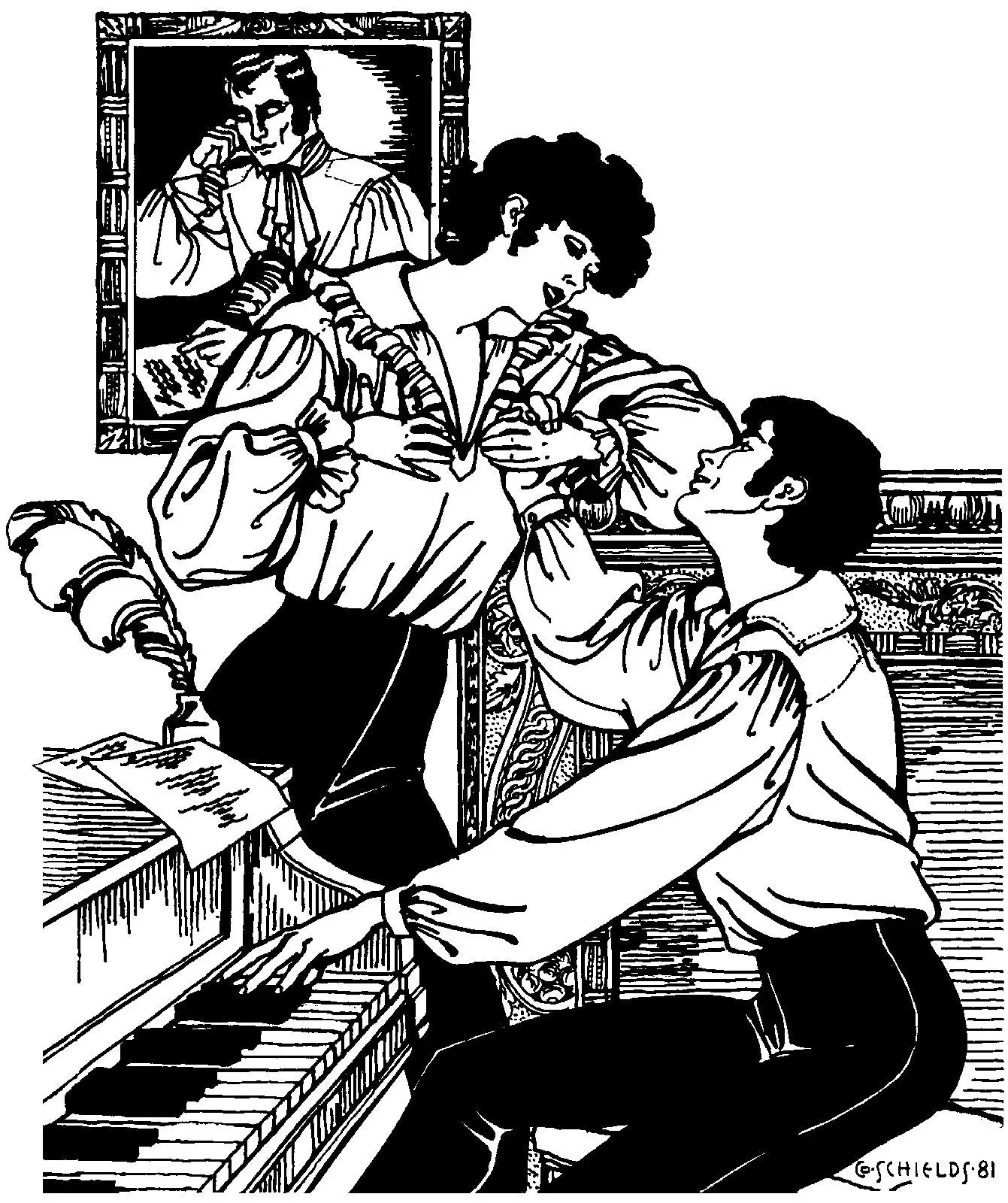 217 Poet's Shirt -- Cut But Complete- Mens and Womans