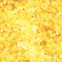 108" Faded Floral Lemon