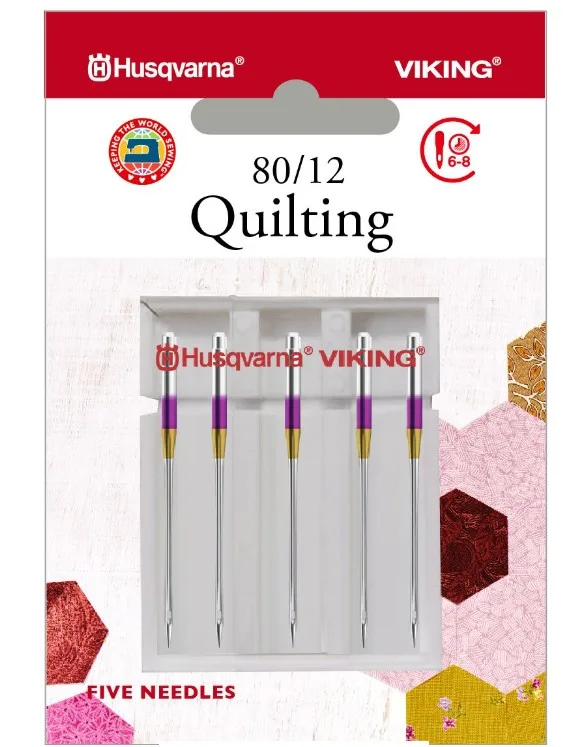 HV QUILTING NEEDLE SIZE 80/12, 5-PACK