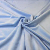 60" MDG SLINKY MINKY SOLIDS BABY BLUE