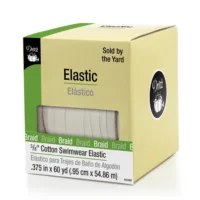 Elastic - Natural Cotton Swimwear 3/8 inch