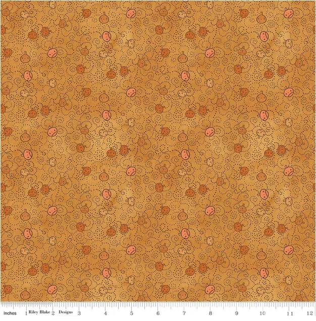 Riley Blake Spooky Pumpkins Gourd