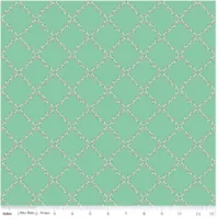 Riley Blake Whimsical Woodland Lattice Green