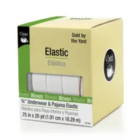 Elastic - White Underwear & Pajama Elastic 3/4 inch