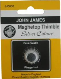 Magnatop Thimble Medium Silver JJ0630SM John James#10
