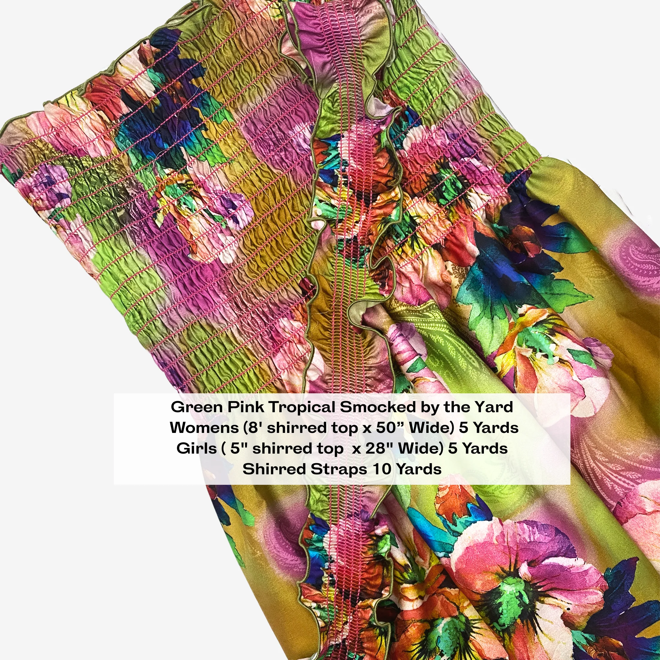 Shirred Dress Fabric 50" - Image 2