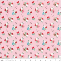 Riley Blake Whimsical Woodland Floral Pink