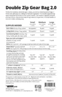 Double Zip Gear Bags 2.0