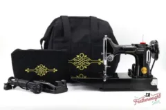 BAG, BLACK Padded TRAVEL fits Singer Featherweight 221 & 222