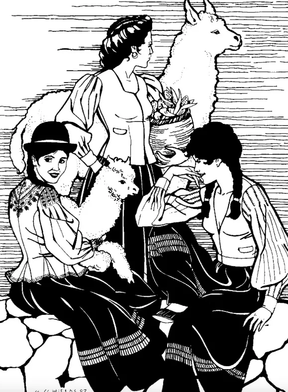 124 Bolivian Milkmaid's Jacket Womens 8-22