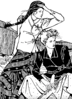 111 Nepali Blouse w/Overlapping Front Panels Size XS-XL