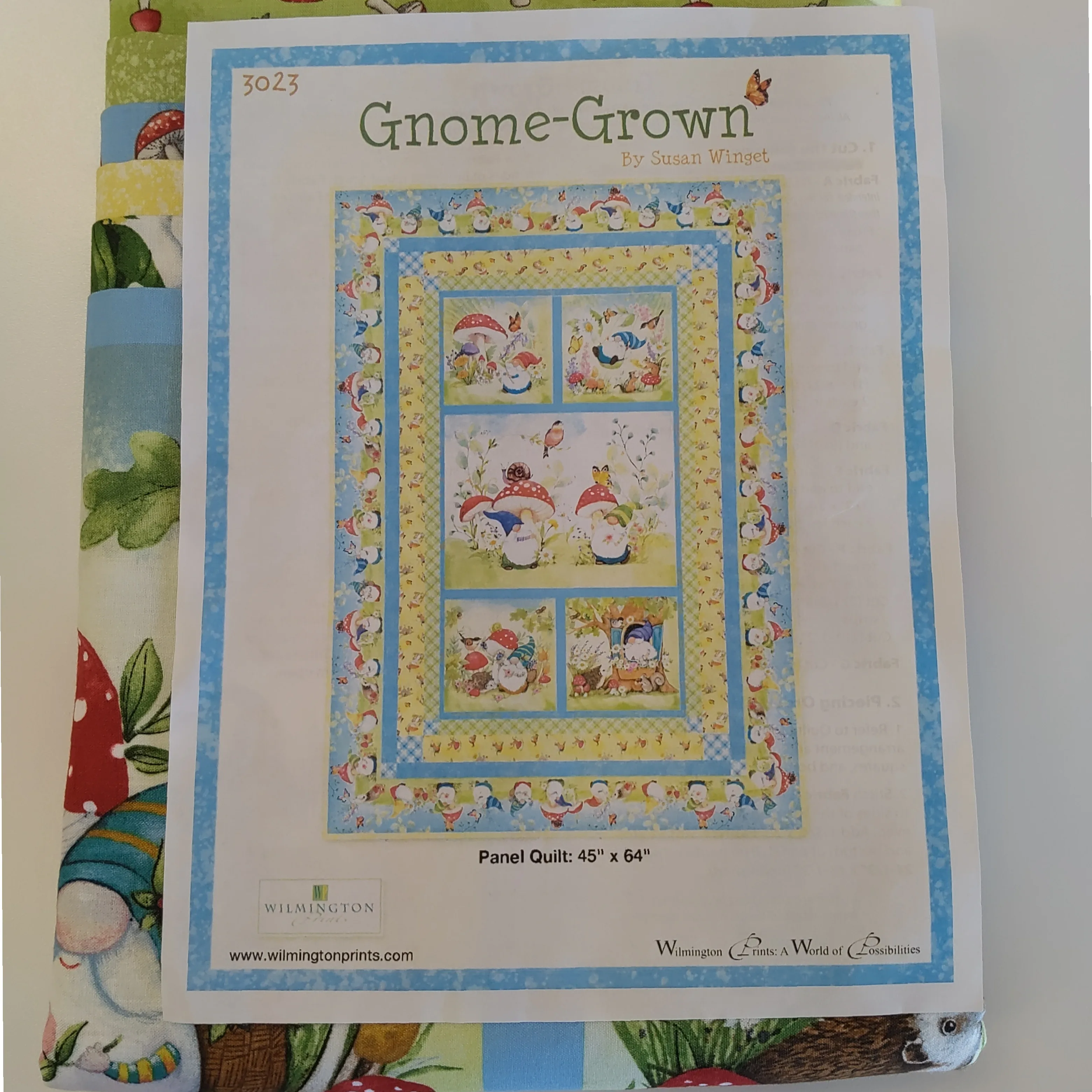 Gnome-Grown Quilt Kit