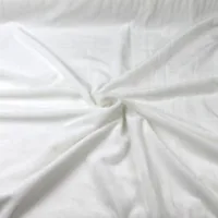 60" MDG SLINKY MINKY SOLIDS WHITE