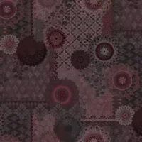 MW Operetta Black/Maroon Patchwork