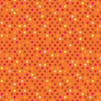 DAZZLE DOTS ORANGE CONFETTI DROP