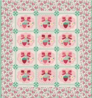 Riley Blake Berry & Sage Strawberry Crush Sew Along Quilt Kit