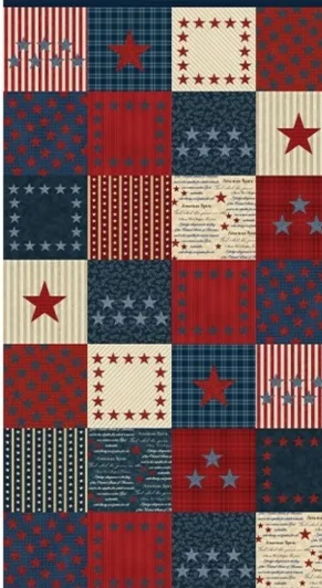 AMERICAN SPIRIT PANEL BLUE/RED