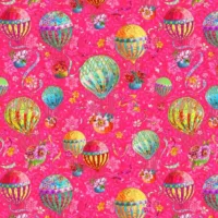 Checkers Cotton Balloons - Pink