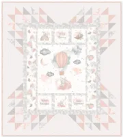 MW Honey Bunny Panel Quilt Kit 59"x60"