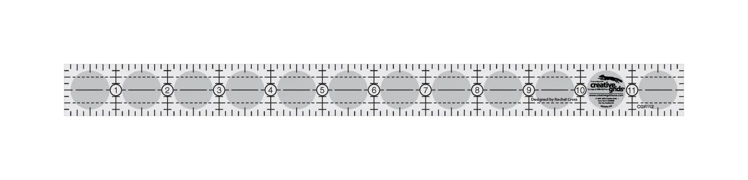 RULER CGR 1IN X 12IN