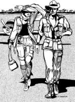 130 Australian Bush Outfit Retro Jacket Trousers Shorts