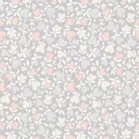 MW Honey Bunny Lt Gray Hearts