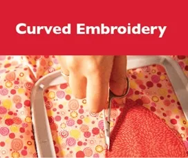 3.5"/8.9CM CURVED EMBROIDERY