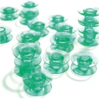 BOBBINS, PLASTIC 10-PACK GREEN