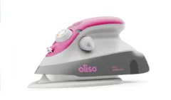 Oliso Raspberry Mini Iron with Trivet