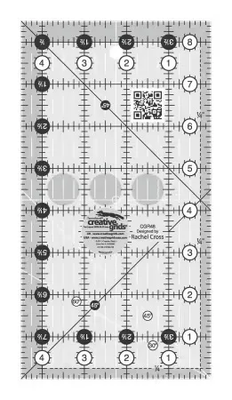 RULER CGR 4-1/2IN X 8-1/2 Rectangle