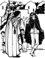 132 Moroccan Burnoose Men Women Cloak Cape