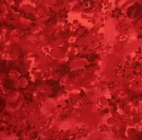 108" Faded Floral Red