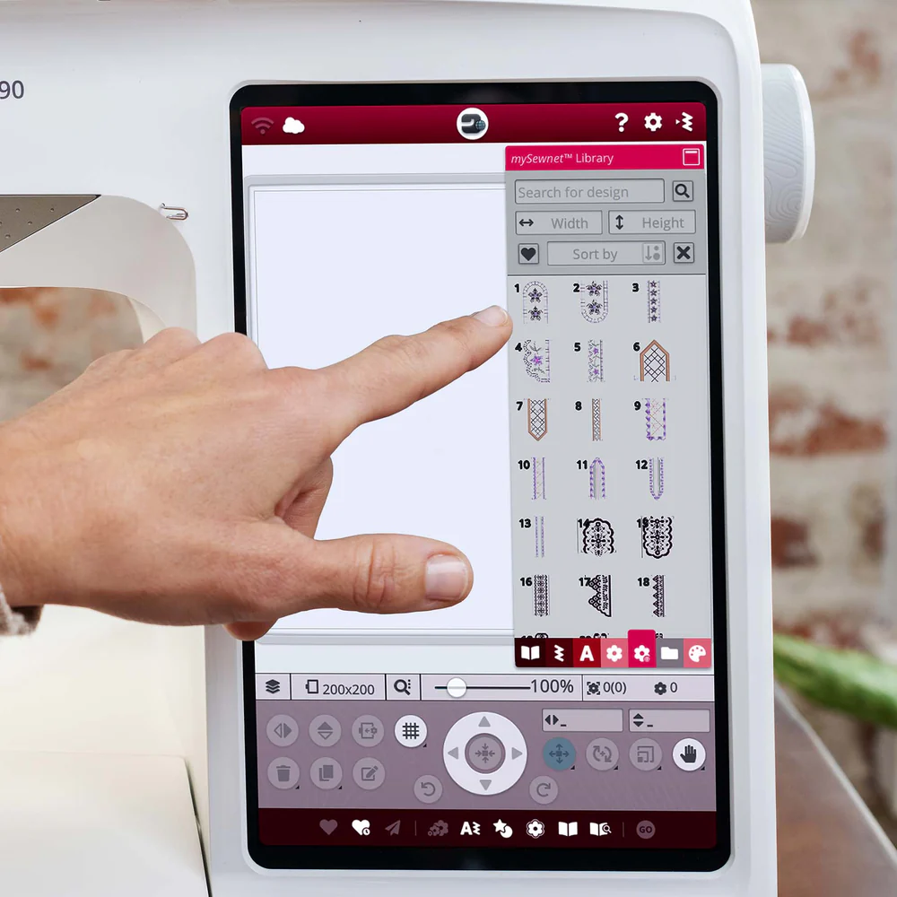 DESIGNER RUBY™ 90 Sewing & Embroidery Machine - Image 3