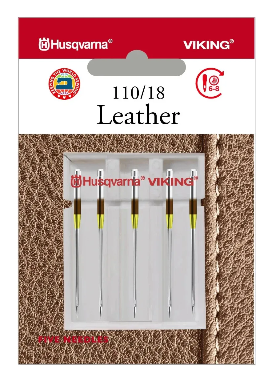 HV LEATHER NEEDLE SIZE 110/18, 5-PACK