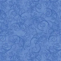 Dancing Scroll Medium Blue