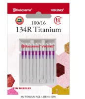 HV TITANIUM NEEDLE 134R SIZE 100/16, 10-PACK