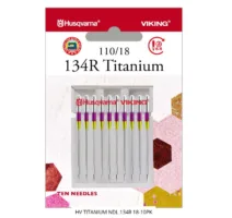 HV TITANIUM NEEDLE 134R SIZE 110/18, 10-PACK