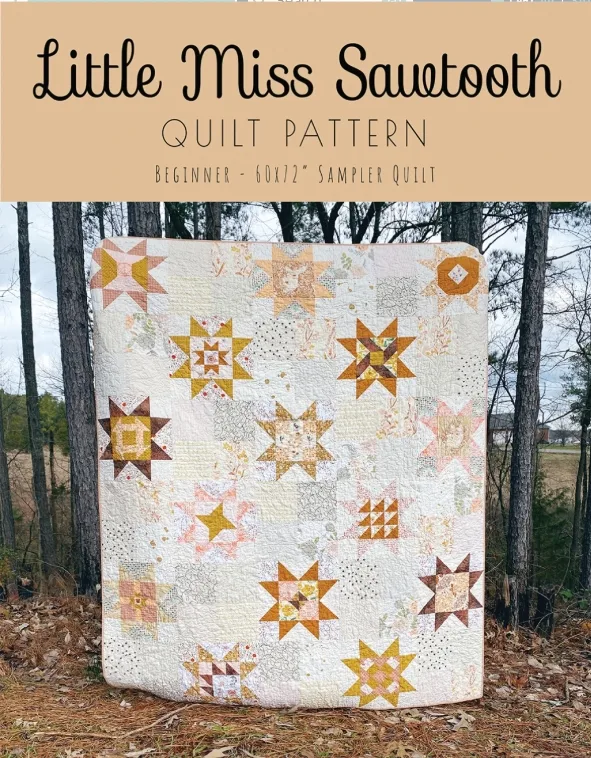 Little Miss Sawtooth Quilt Pattern