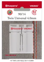 HV TWIN UNIVERSAL NEEDLE 4.0MM SIZE 90/14 , 1-PACK