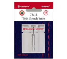 HV TWIN STRETCH NEEDLE 4.0MM SIZE 75/11, 1-PACK