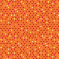 DAZZLE DOTS ORANGE CONFETTI DROP