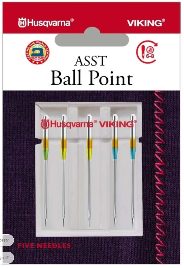 HV Ball Point Needles Size 100/16, 5-Pack