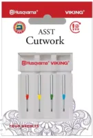 HV CUTWORK NEEDLES ASST, 4-PACK