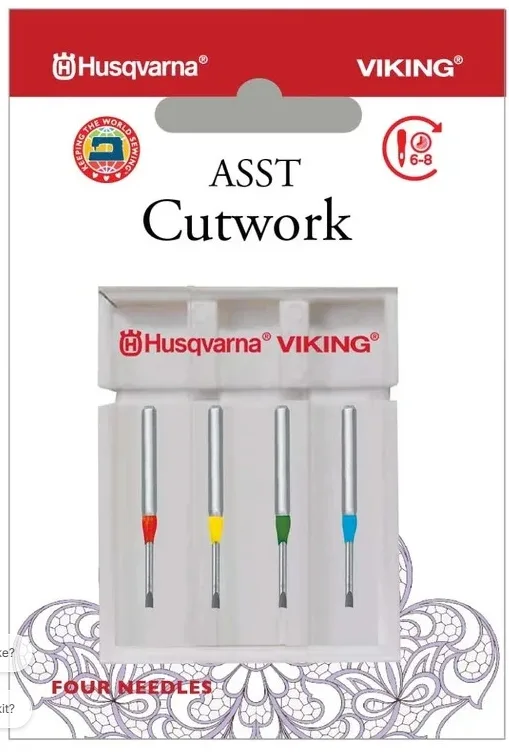 HV CUTWORK NEEDLES ASST, 4-PACK