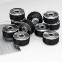 BOBBIN THREAD - NEB PREWOUND EMB BOBBINS, BLACK (FITS GROUP 7 AND MULTI NEEDLE MACHINE)