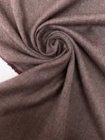 Melange Red Gray Wool Twill