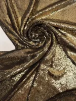 Silver-Golden Cotton Knitted