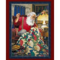 Quilting Santa Panel MDG