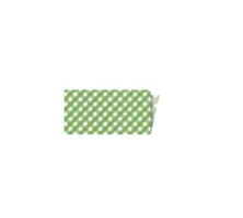 Riley Blake Designs Single-Fold Quilt Binding Micro Gingham Green