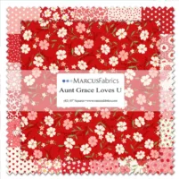 10in Squares Grace Love U, 42pcs